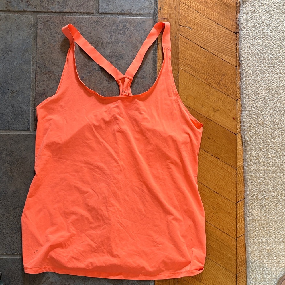 Athleta Orange Tank Top